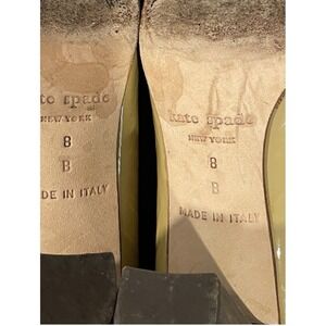 Kate Spade Yellow Patton Heels Made in Italy Size 8